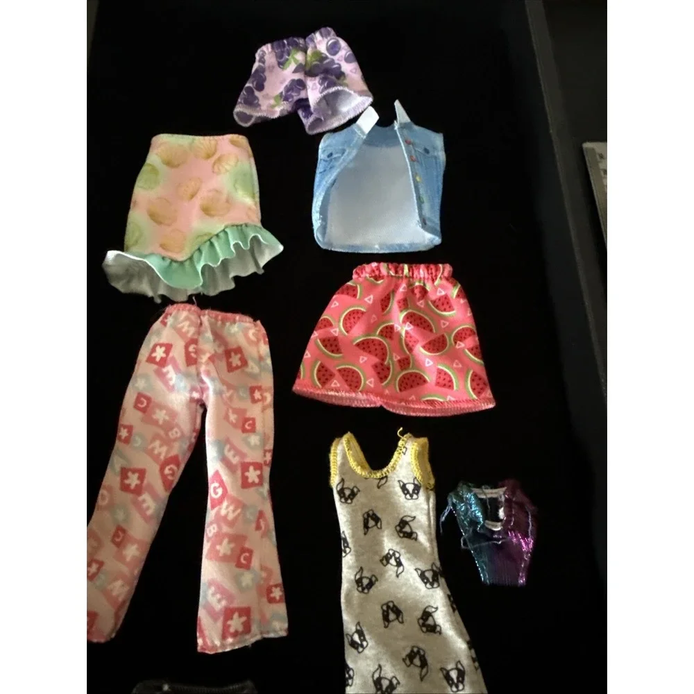 Barbie‎ Doll Size Clothes, Pants Skirt Dresses Tops. 3933